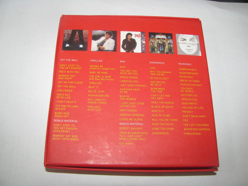 MICHAEL JACKSON - The Collection     (2009 Sony Music 5CD BOX,EU) - фото фото фото 4