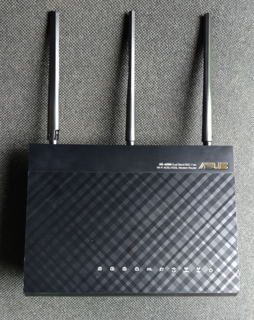 Роутер   (маршрутизатор) Asus DSL-AC68U. 5ГГц/2.4ГГц - фото фото фото 1