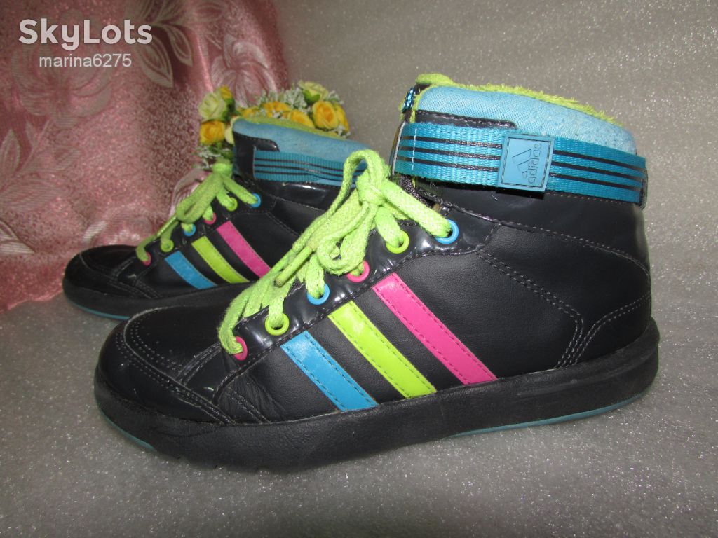 КРОССОВКИ БОТИНКИ ~ ADIDAS ~ ИНДОНЕЗИЯ оригинал р 35,5  /22,5 см - фото фото фото 1
