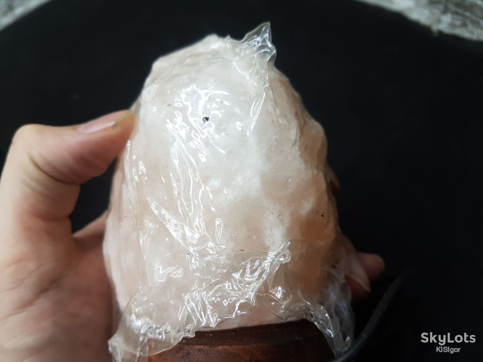 Рожева гімалайська соляна лампа *81024 - фото фото фото 5