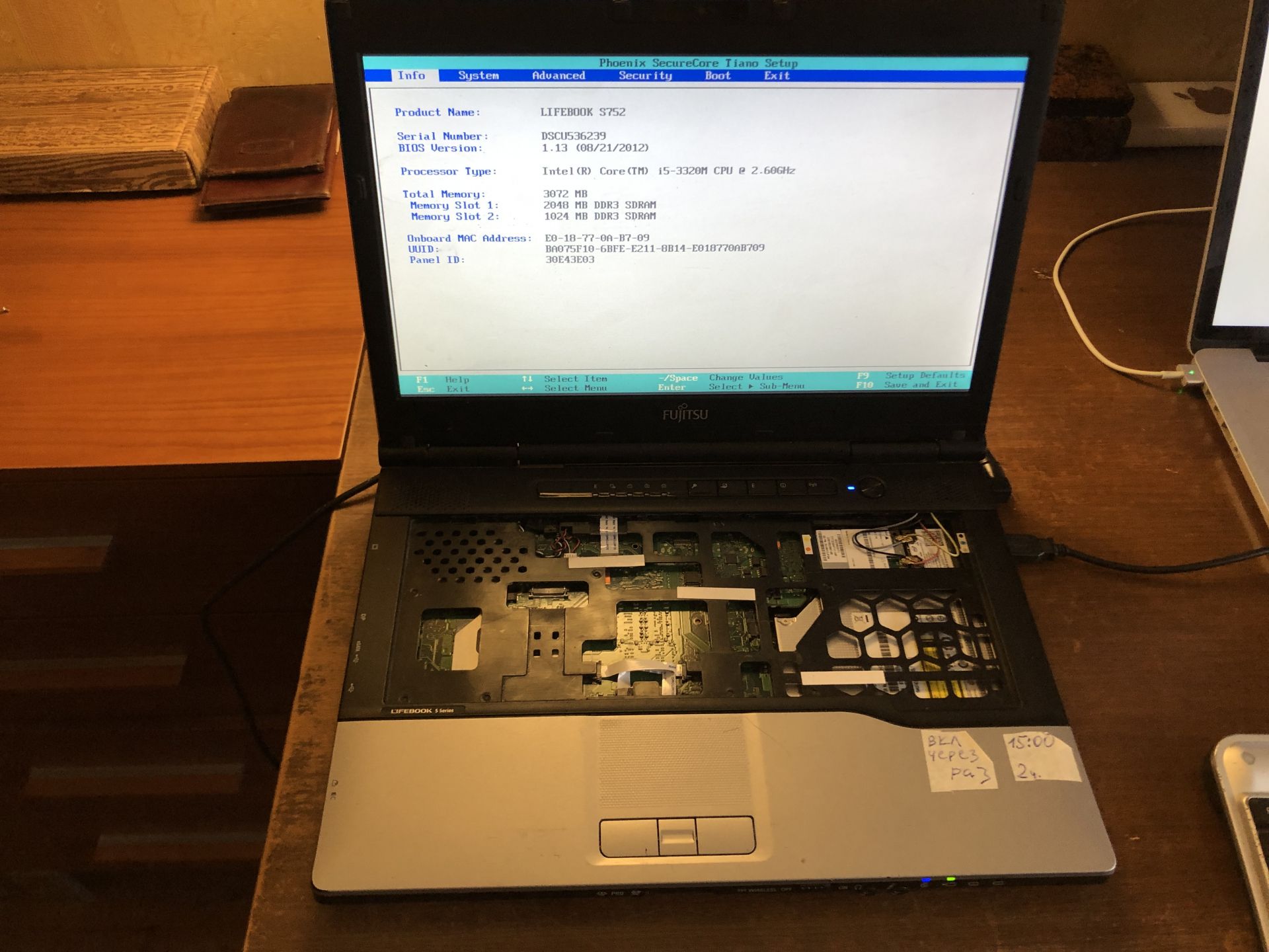 ноутбук Fujitsu S752  вмикається через раз на частини - фото фото фото 1