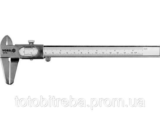 Штангенциркуль метрична дюймова шкала 150 мм VOREL-15115 - фото фото фото 1