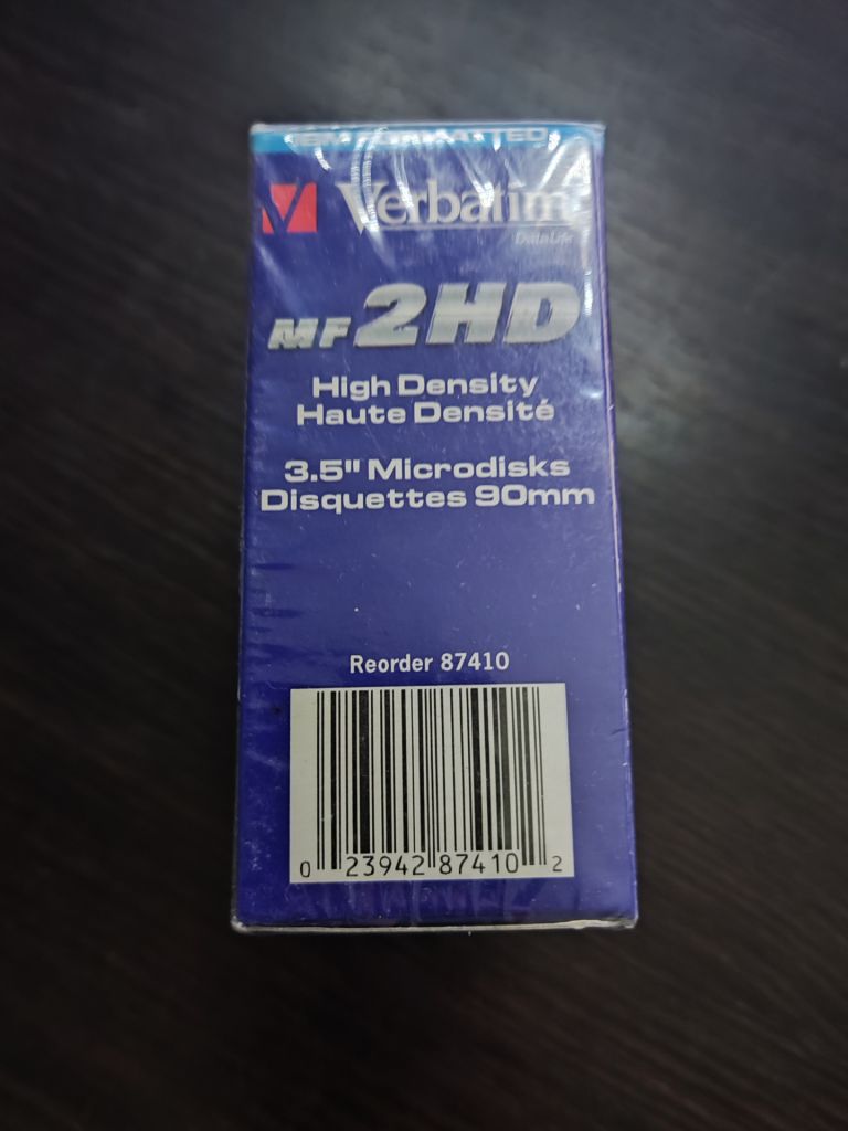 Дискеты Verbatim MF 2HD 10 шт pack 1.44 mb НОВЫЕ - фото фото фото 1