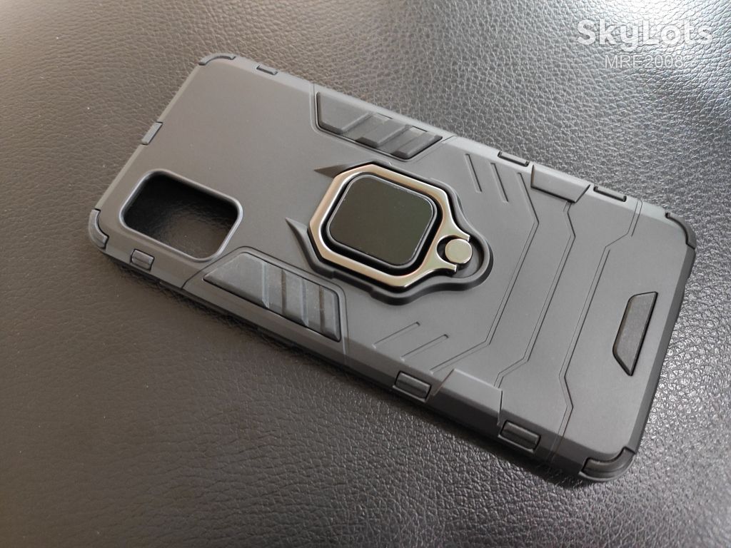 Чехол Armour Magnet Case с кольцом для Samsung Galaxy A41 A415 black - фото фото фото 0