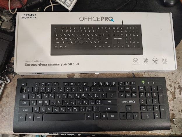 Брендовая клавиатура OfficePro SK360 USB № 25220507/1 - фото фото фото 0