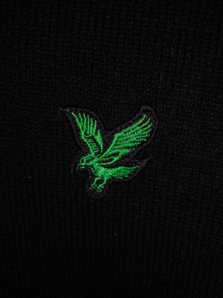 Пуловер свитер черный шерсть *Lyle &amp; Scott* 54-56р - фото фото фото 4