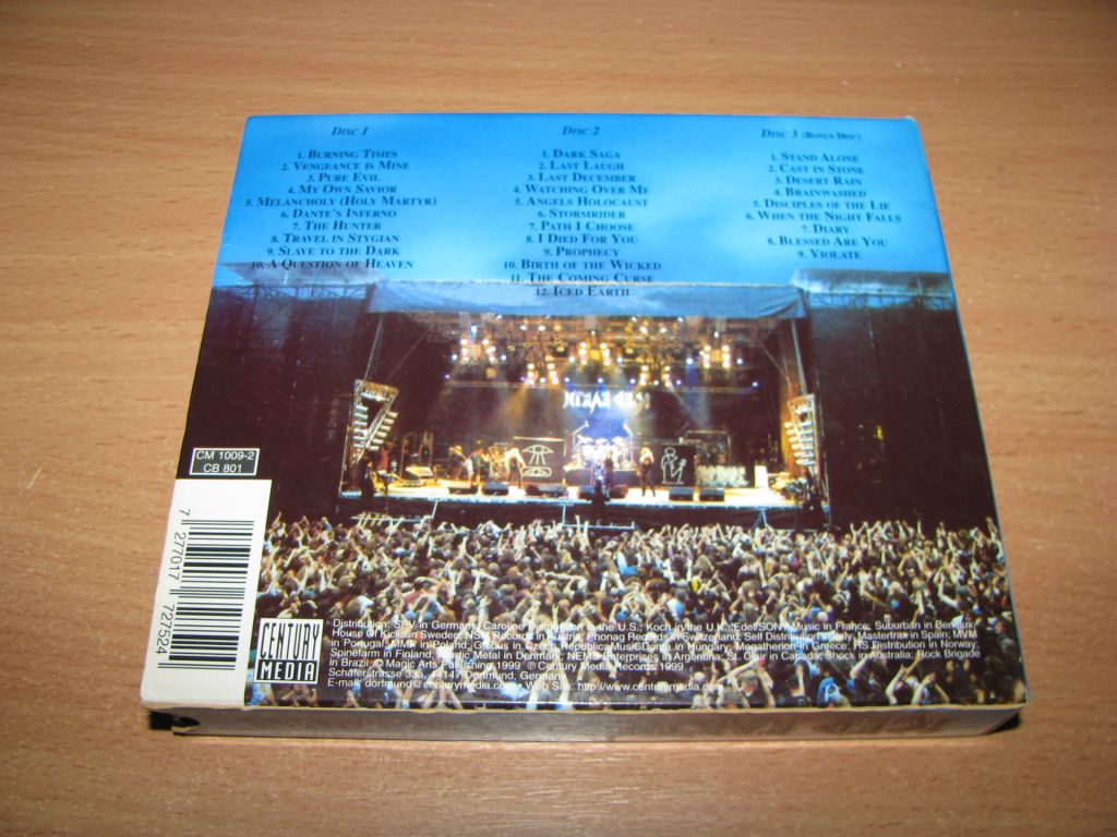 ICED EARTH - Alive In Athens  (1999 Century Media 3CD BOX) - фото фото фото 3