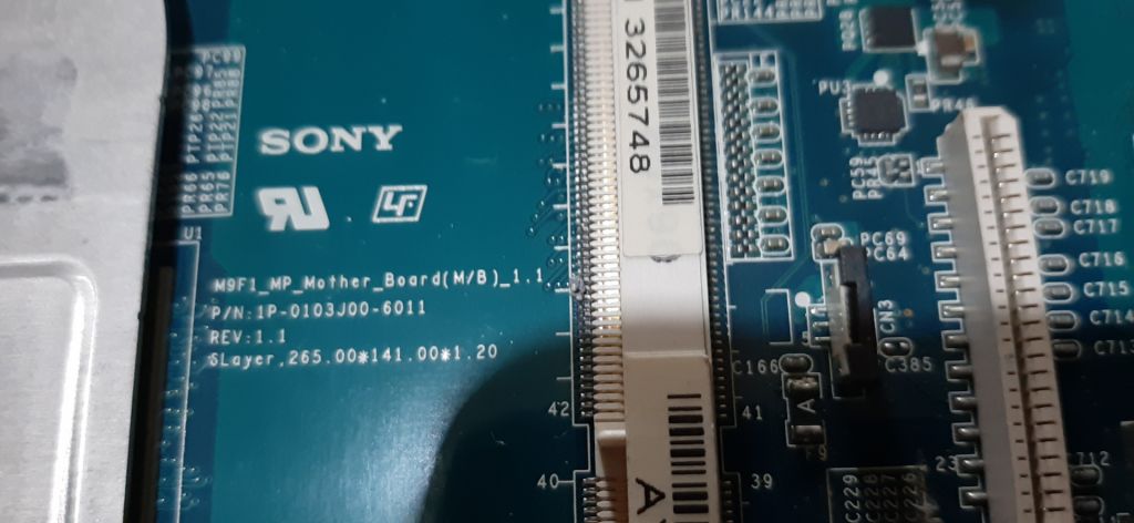 Sony VAIO 1P-0103J00-6011 Материнська плата для нетбука - фото фото фото 1