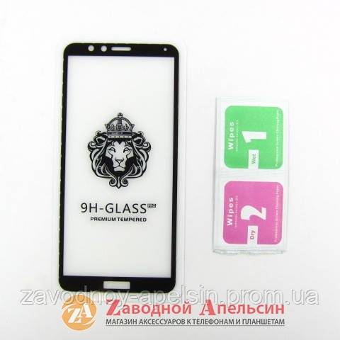 Защитное стекло  Huawei Honor 7X Glass full черн - фото фото фото 1