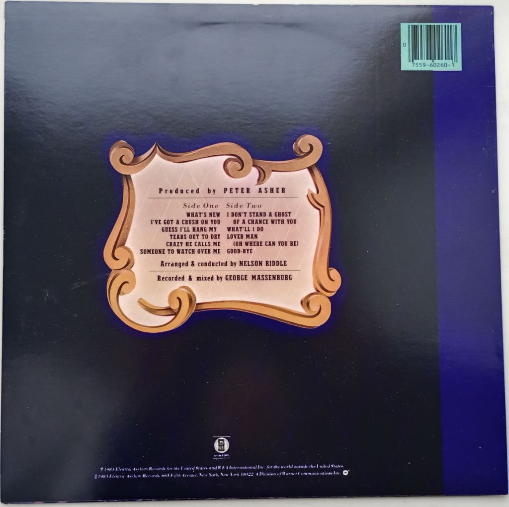 LINDA RONSTADT &amp; THE NELSON RIDDLE ORCHESTRA What's New LP EX - фото фото фото 1