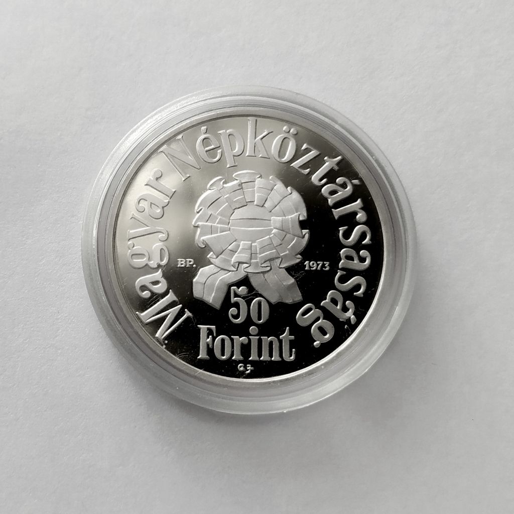 50 ФОРИНТОВ ВЕНГРИЯ 1973 состояние PROOF серебро капсула РЕДКАЯ!!! - фото фото фото 3