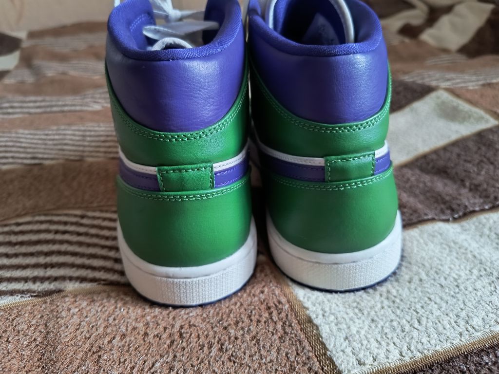 Кросівки Jordan 1 Mid Incredible Hulk - фото фото фото 4