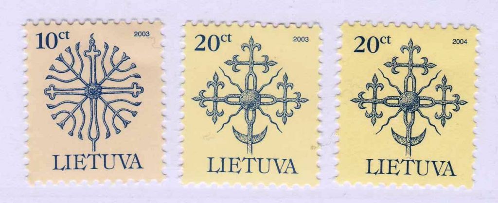 ZM Литва 2003 - 2004 г  MNH -  3 марки - фото фото фото 0