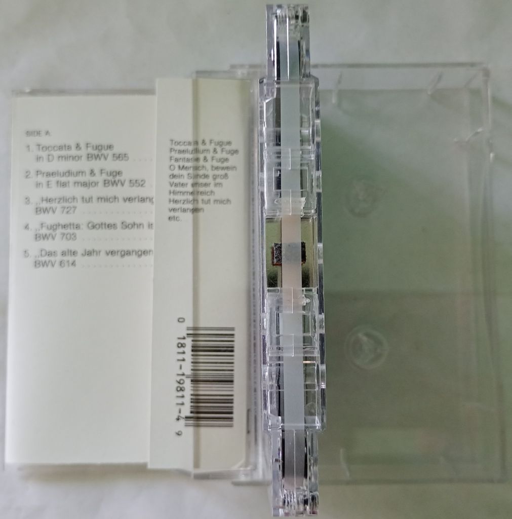 BACH Toccata &amp; Fugue. Cassette US - фото фото фото 2