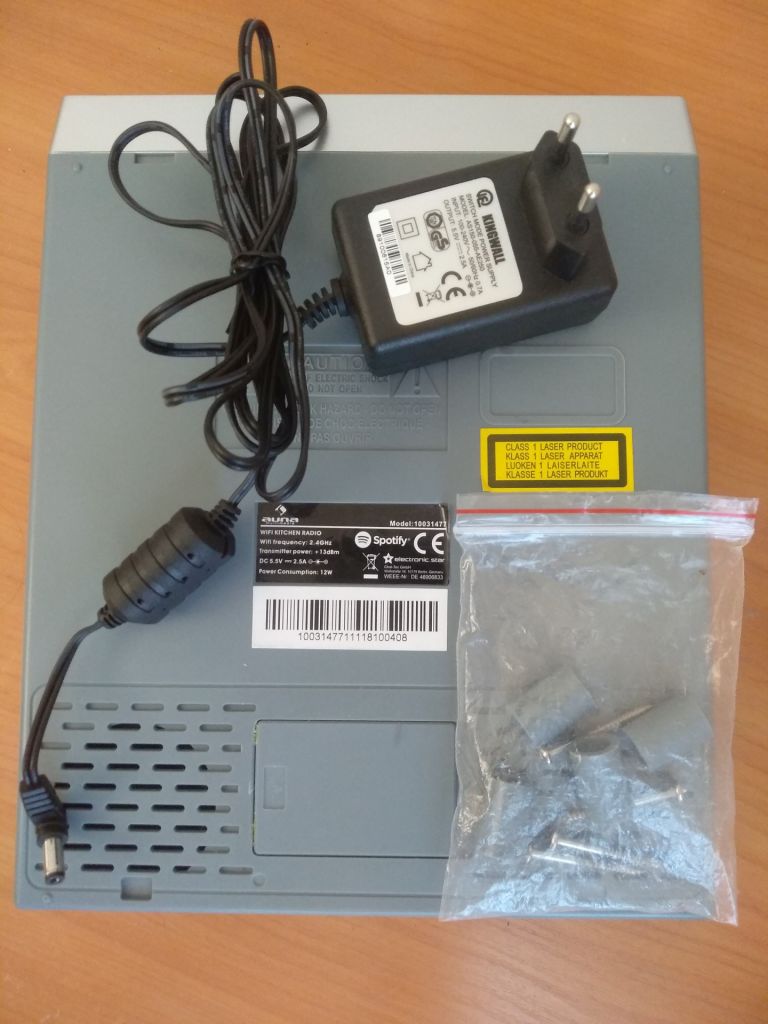 Интернет радио кухонное Auna KR-500 CD USB AUX WI-FI - фото фото фото 3