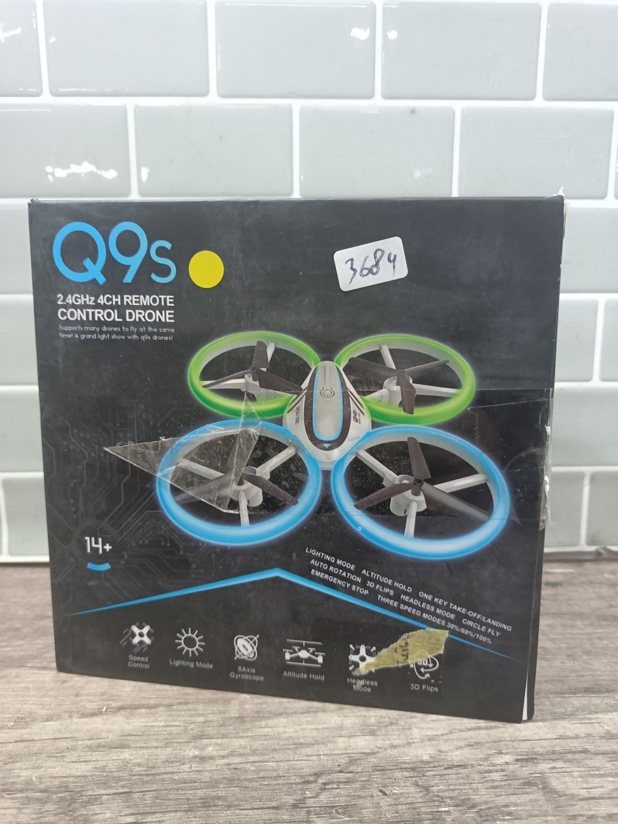 Квадрокоптер Q9s Remote Control Drone 3684 - фото фото фото 1