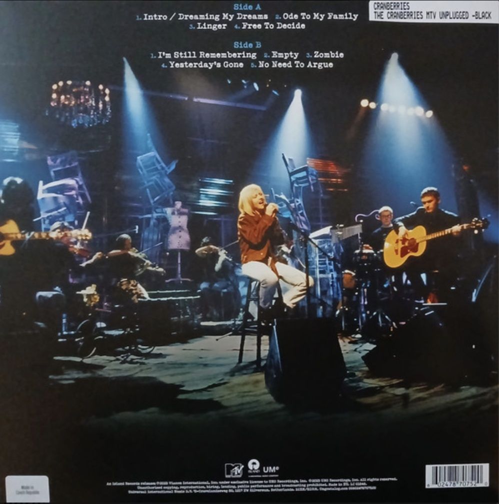 The Cranberries - Unplugged - 1995.  (LP). 12. Vinyl. Пластинка. Europe. S/S. - фото фото фото 1