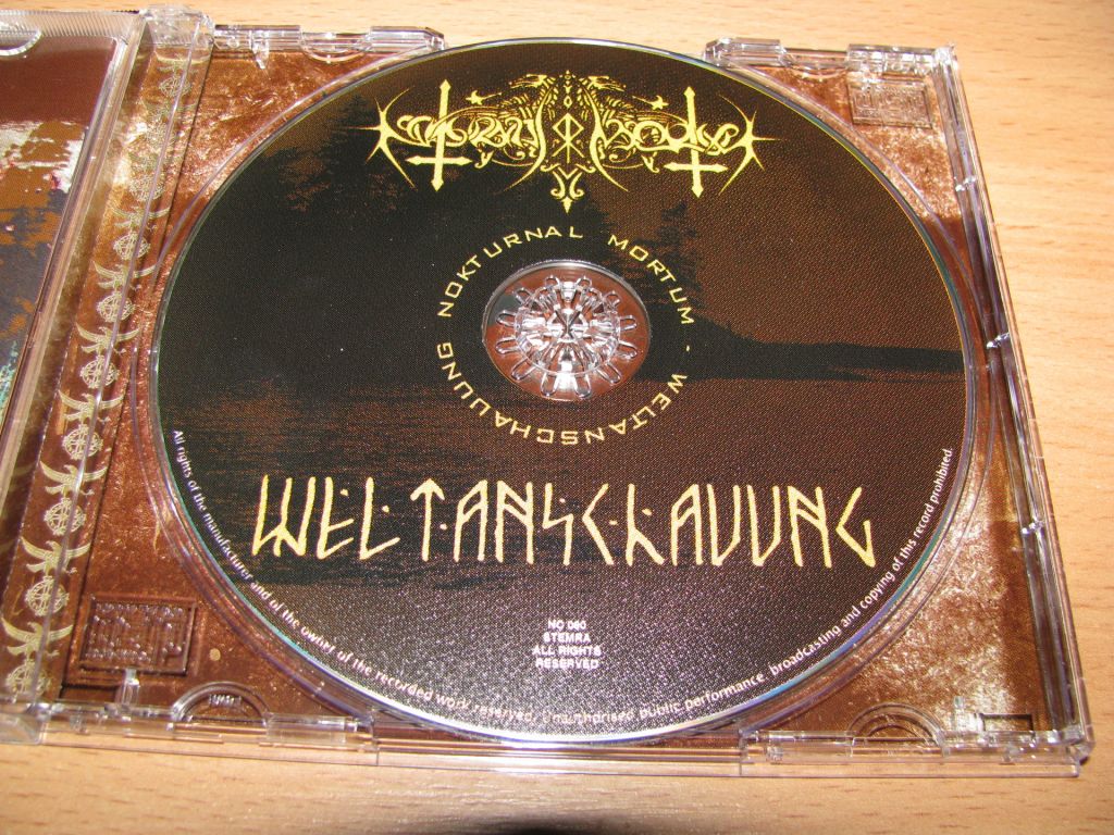 NOKTURNAL MORTUM - Weltanschauung    (2005 No Colours 1st press,Germany) - фото фото фото 2