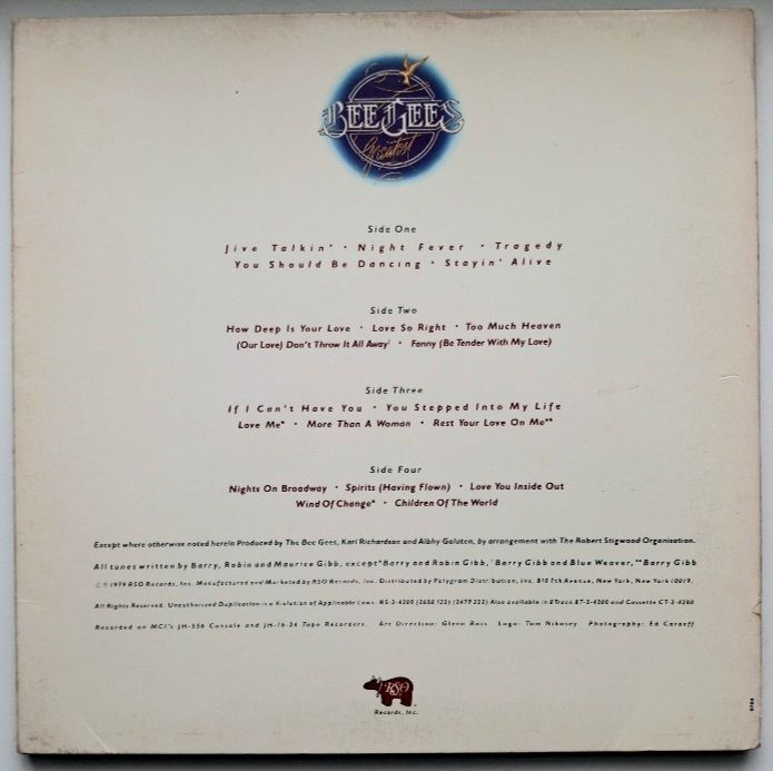 Bee Gees - Greatest - 1975-79.  (2LP). 12. Vinyl. Пластинки. England. - фото фото фото 3