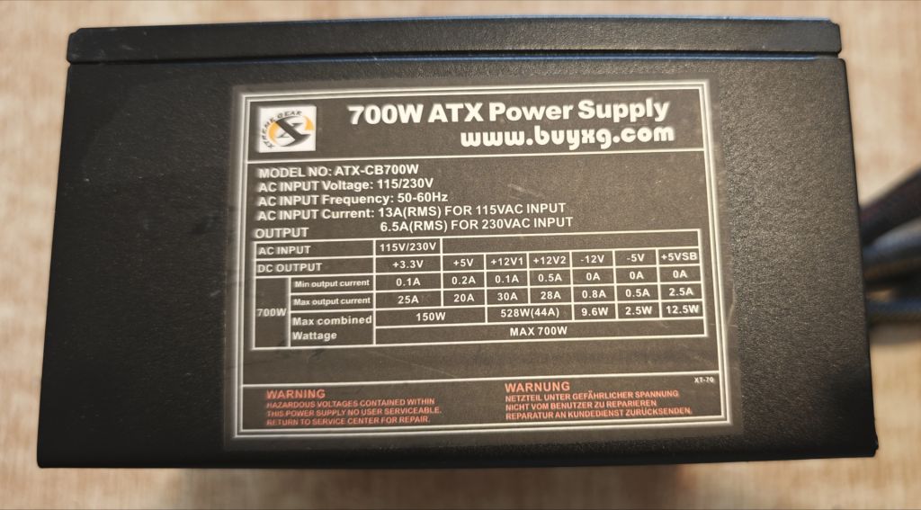 Блок живлення Apevia ATX-CB700W 700W - фото фото фото 0