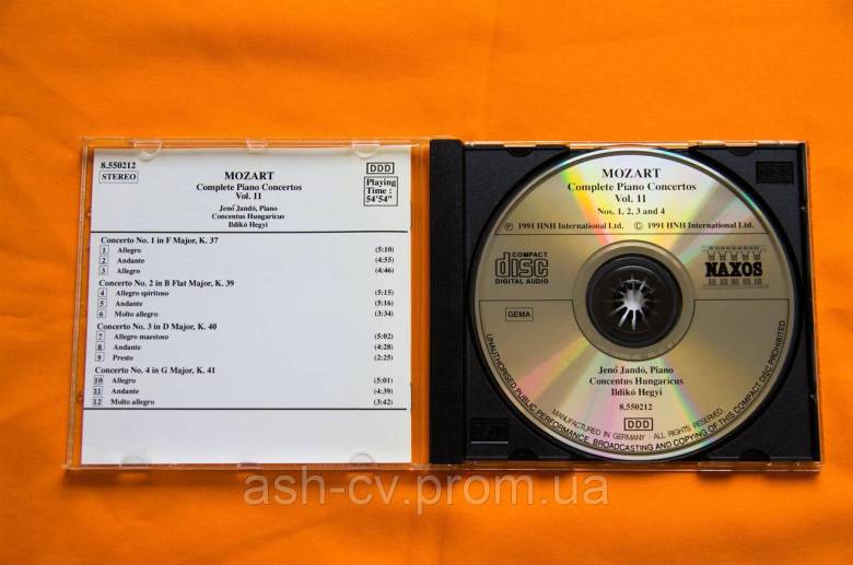Музичний диск CD. MOZART - Complere Piano 1991 - фото фото фото 7