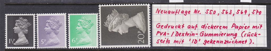 Великобритания  1977 г MNH  - HM QE-II - - фото фото фото 0