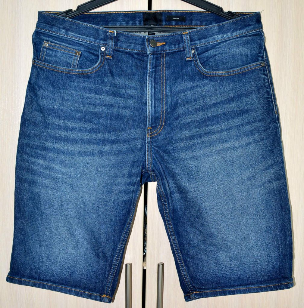 Шорти H&amp;M джинсові original W33 сток F7-10 - фото фото фото 0