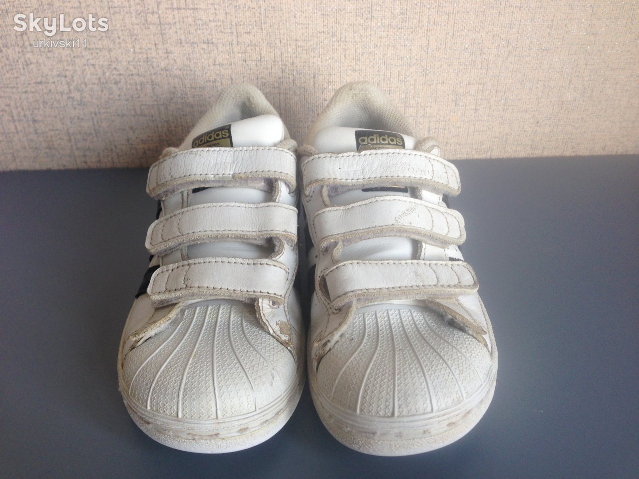 Кроссовки Adidas,нат.кожа,р.34,Индонезия,оригинал - фото фото фото 2