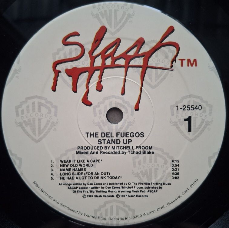 The Del Fuegos - Stand Up - 1987.  (LP). 12. Vinyl. Пластинка. USA. - фото фото фото 5