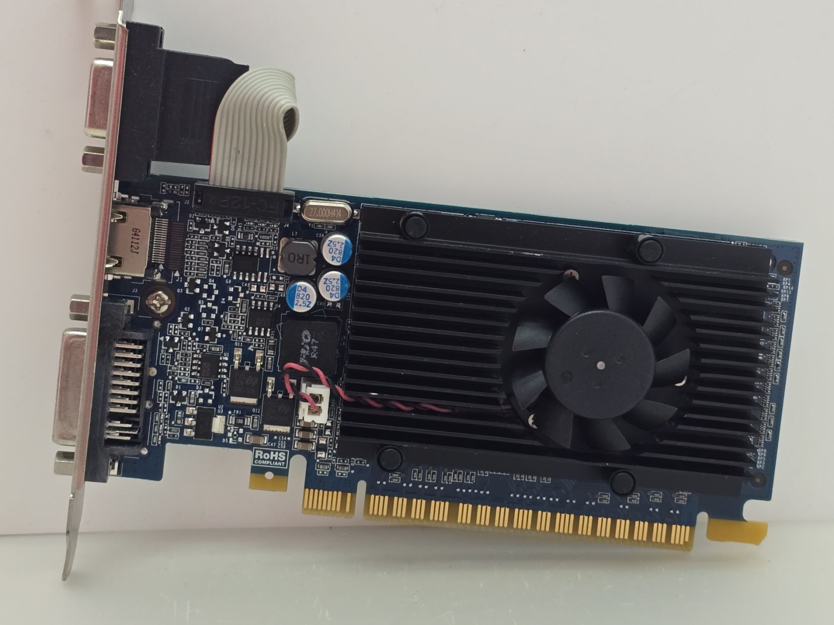 Відеокарта HP GeForce GT 520 1GB  (GDDR3,128 Bit,HDMI,PCI-Ex,Б/у) - фото фото фото 0