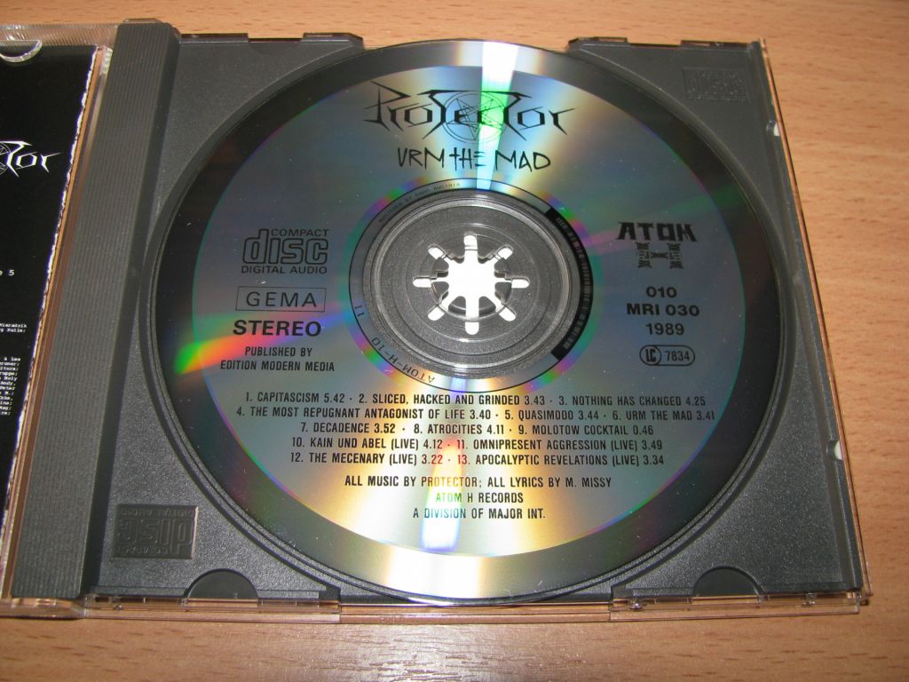 PROTECTOR - Urm The Mad   (1989 Atom 1st press,Austria) - фото фото фото 2