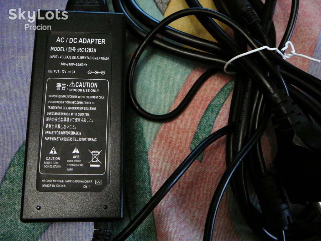 Блок живлення  (зарядний пристрій) 12V 3A, штекер 5,5х2,5 мм, модель RC1203A - фото фото фото 0
