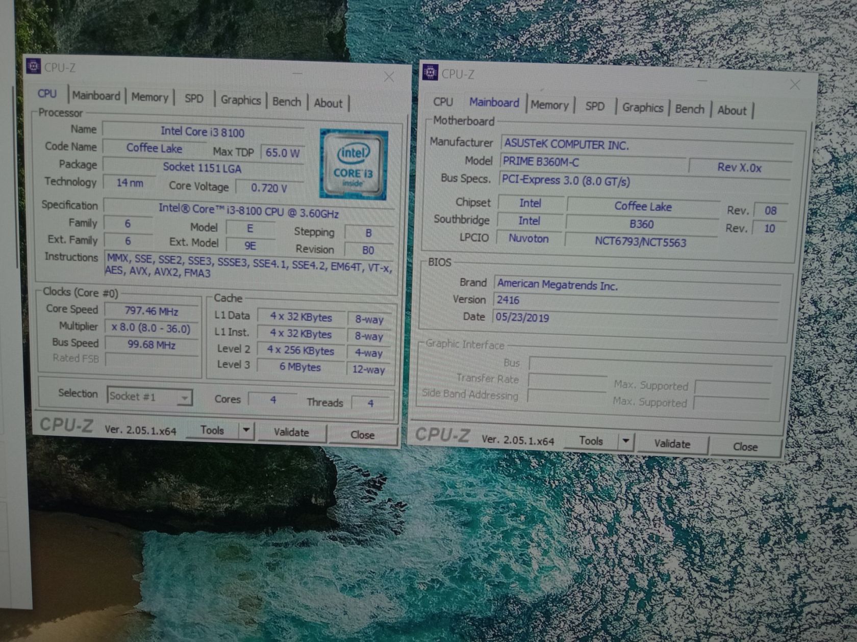 Комплект Asus PRIME B360M-C+ intel i3-8100 4-ядра + кулер лот 2 - фото фото фото 5