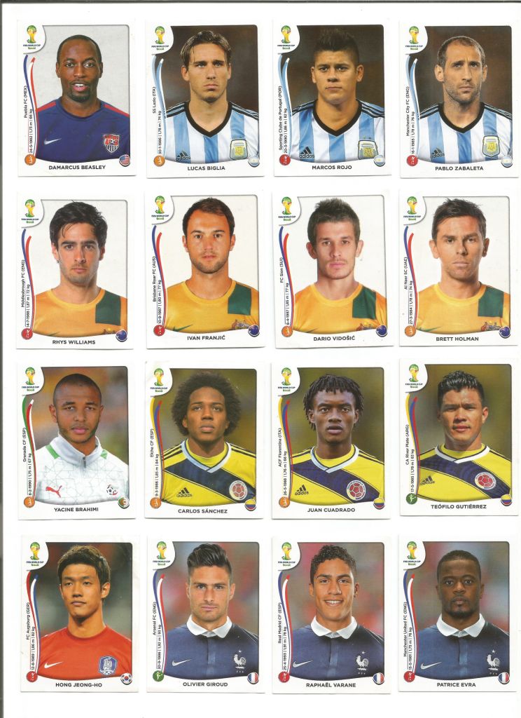 Наклейка Panini FIFA World Cap Brazil 2014 - фото фото фото 1