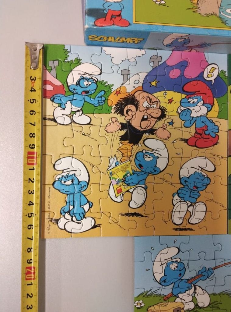 Дитячі пазли Ravensburger Смурфики 3в1  (3x49 елементів) Смурф - фото фото фото 3