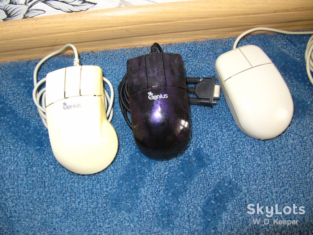 Фіолетова   (!) Genius MyMouse Purple Coral, COM, 1995, класика - фото фото фото 8
