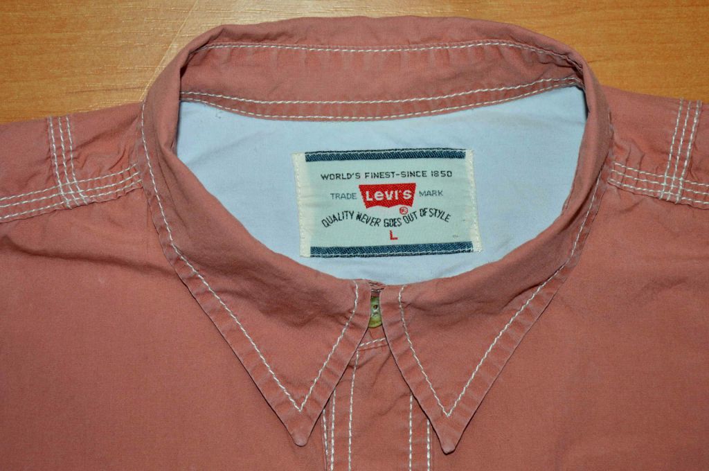 Рубашка LEVIS® original L сток. Y5-X2-6 - фото фото фото 4
