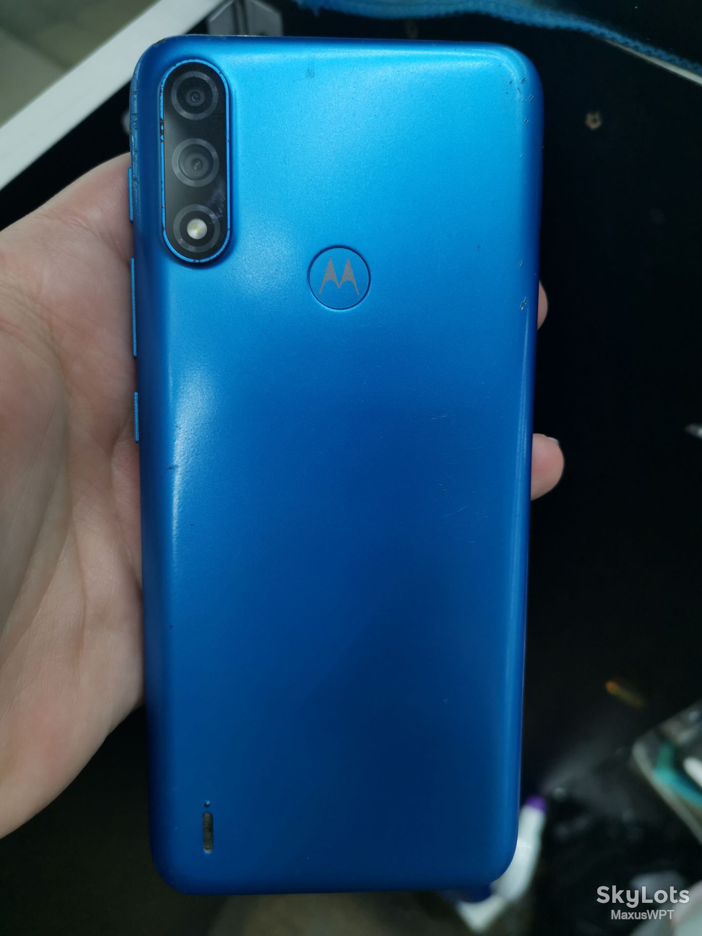 #659 Sklad Motorola E7I Power  blue - фото фото фото 1