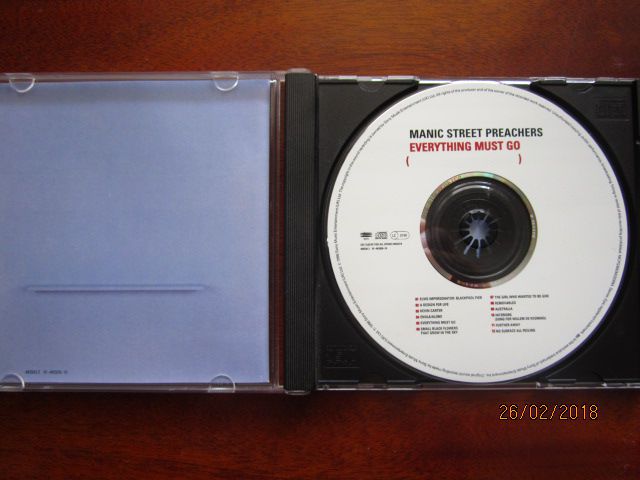 CD Manic Street Preachers ‎ Everything Must Go UK - фото фото фото 1