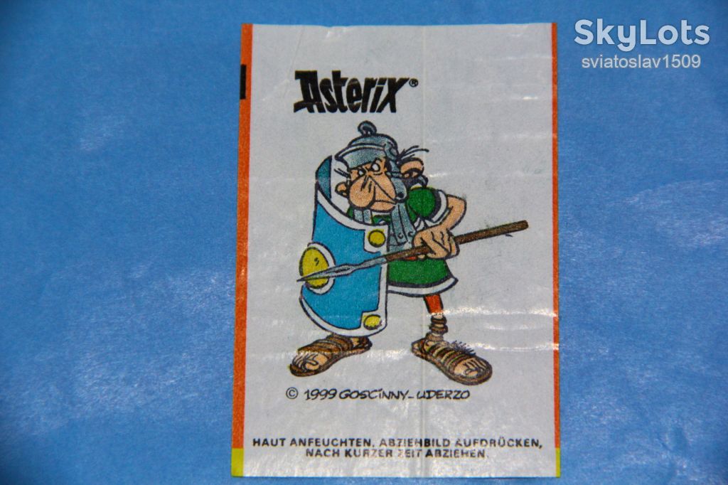 вкладыш от жевательной резинки ASTERIX Fleer - фото фото фото 0