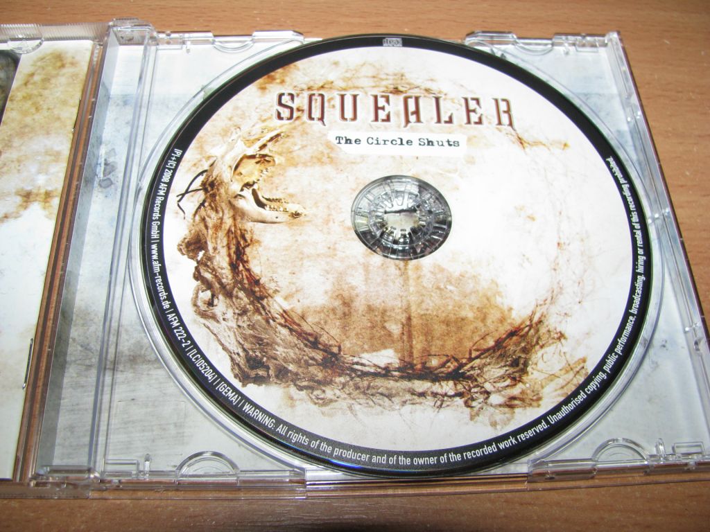 SQUEALER - The Circle Shuts  (2008 AFM Records 1st press) - фото фото фото 2