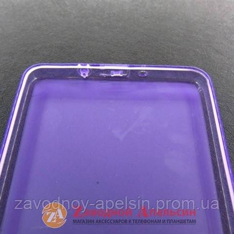 Samsung A7 A700 чехол слиликоновый Cover purple - фото фото фото 1
