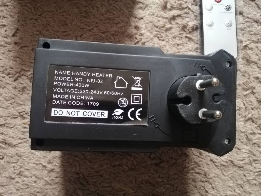 Портативный обогреватель в розетку 400W Handy Heater - фото фото фото 4