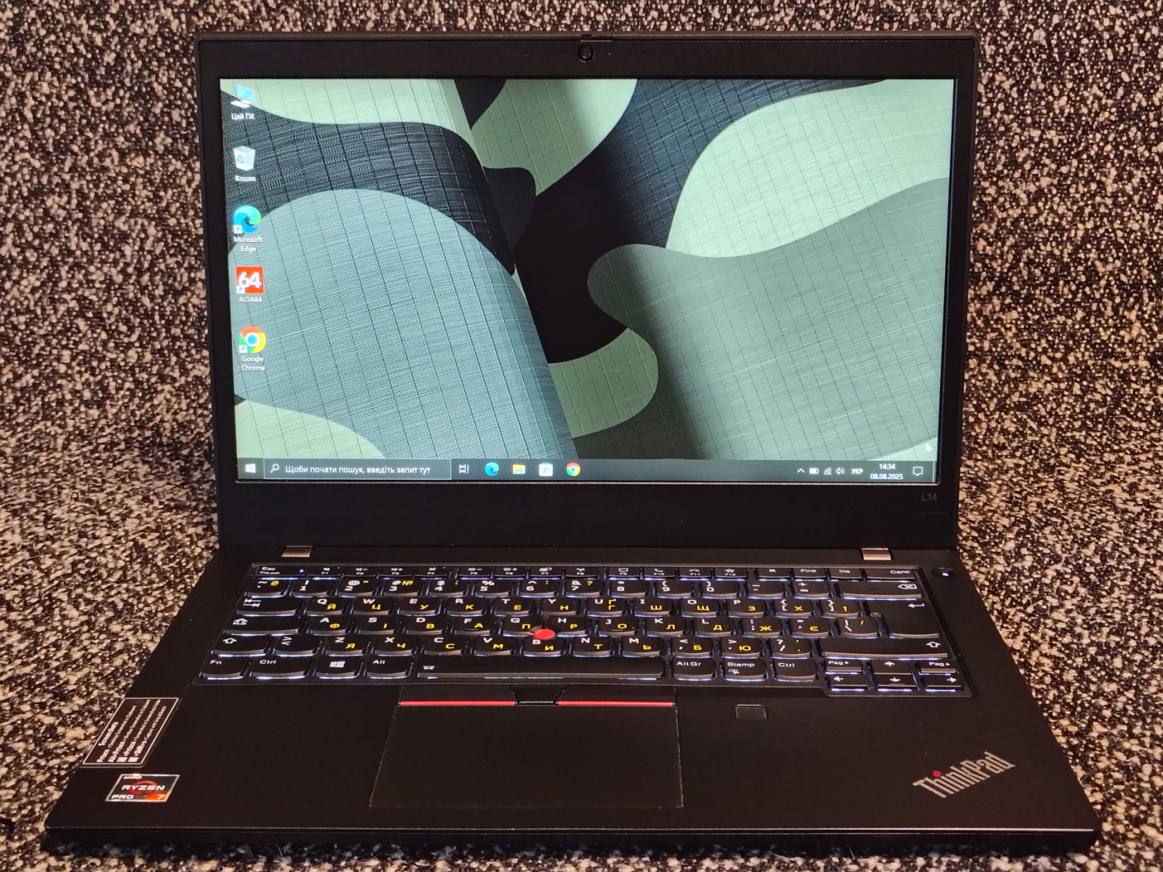 Lenovo ThinkPad L14 Gen2 • AMD Ryzen 7 PRO 5850U/16/512/LTE/FHD ips - фото фото фото 2