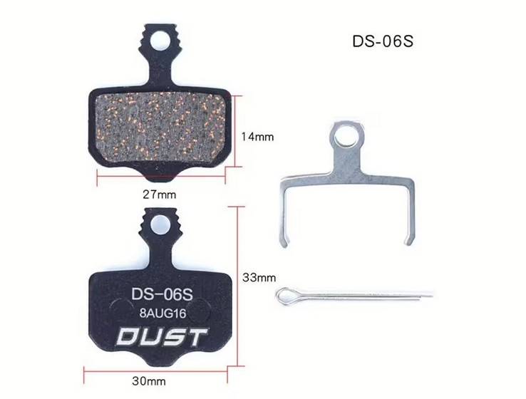 Гальмівні колодки DUST DS-06S AVID Elixir disk, чорний (BRS-020) - фото фото фото 1