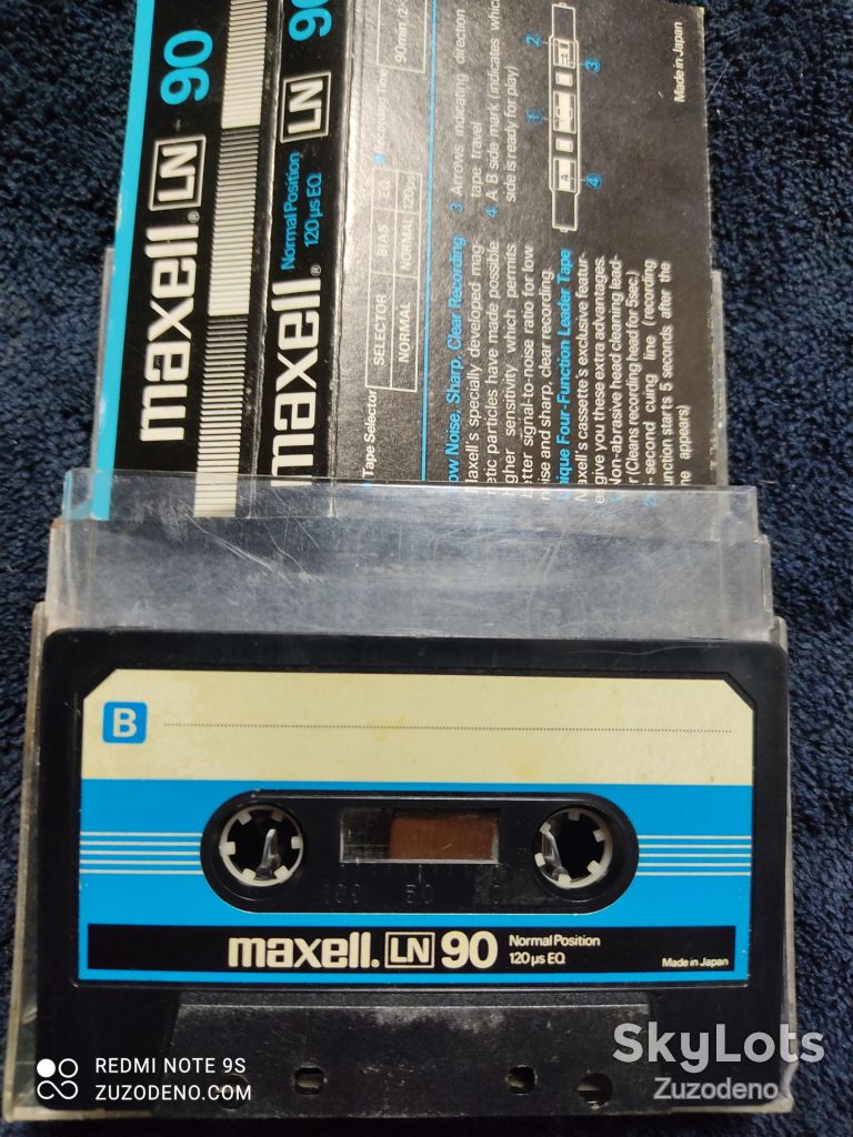 Б/У Аудио кассетa MAXELL LN 90 - фото фото фото 2