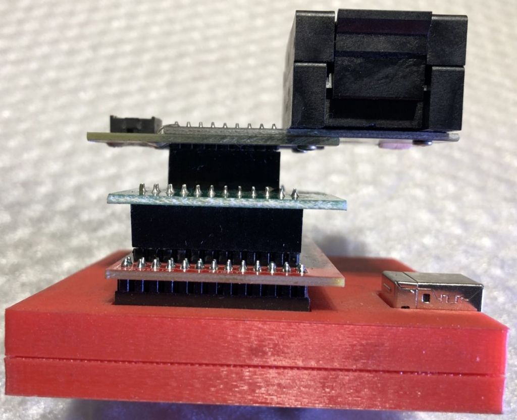 Переходник BGA153/169 eMMC от RT809H для Easy NAND Tiny Tools - фото фото фото 6