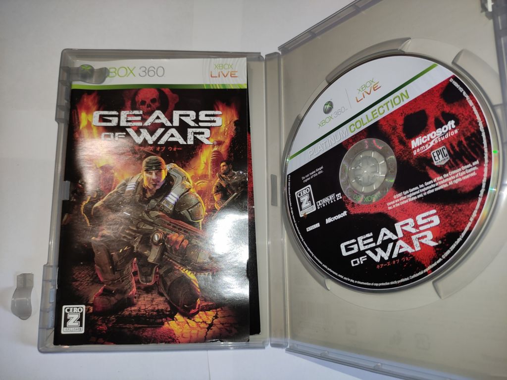 Gears of War Platinum Collection Xbox 360 Японія, б/в - фото фото фото 1