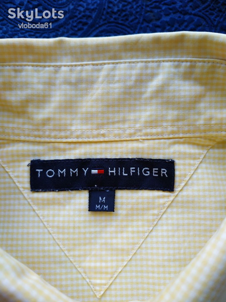Рубашка TOMMY HILFIGER коттон p-p М - фото фото фото 6
