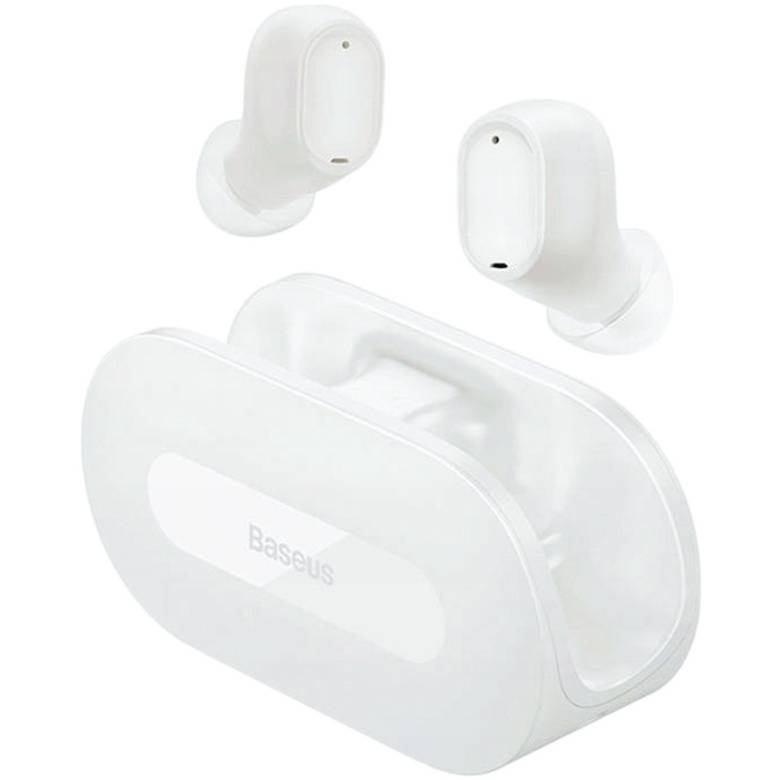 Навушники Bluetooth бездротові Baseus EZ10 вакуумні з мікрофоном White - фото фото фото 0
